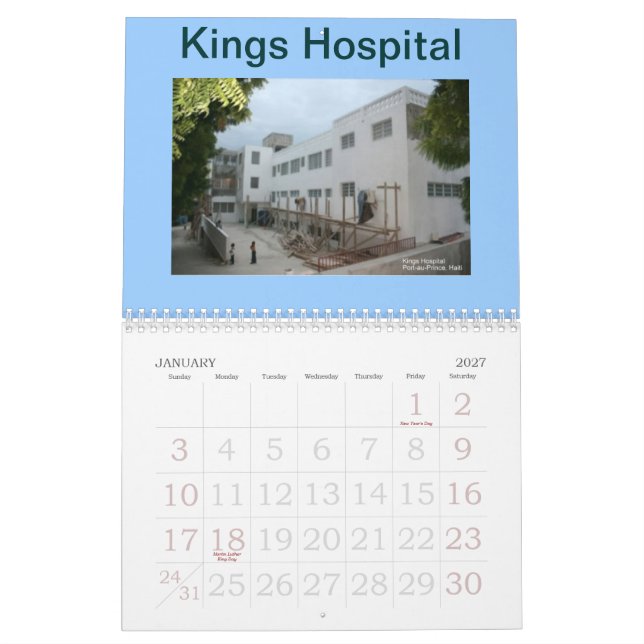 Calendario Sitio de Haití (Jan 2027)