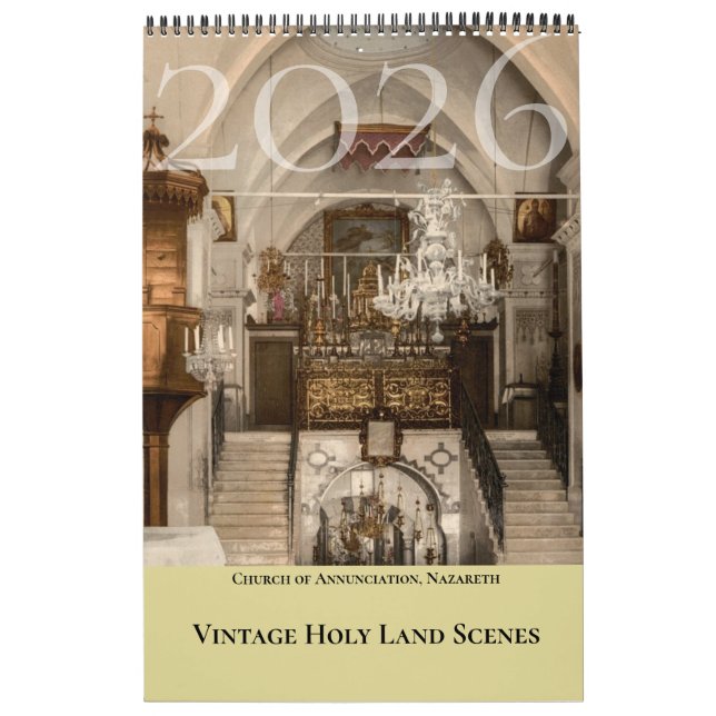 Calendario Sitios sagrados cristianos Nuevo Testamento (Tapa)