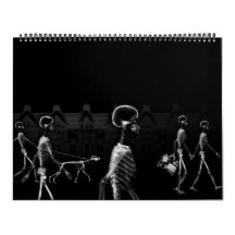 Skeleton de rayos X en blanco y negro