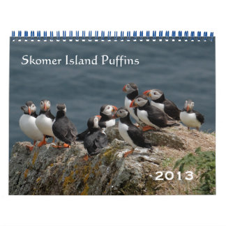 Calendario Skomer Island Puffins 2013