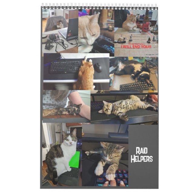 Calendario Sleuth o' Floofs 18 meses (Reverso)