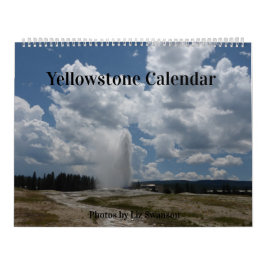 Calendario Sm, Med, Lg Calendar Yellowstone