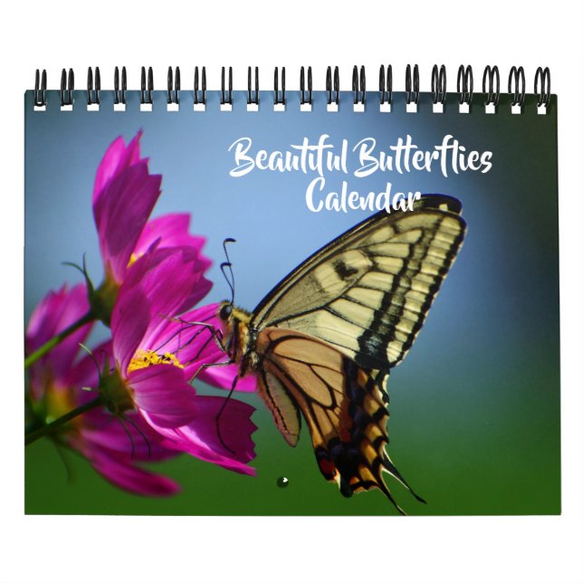 Calendario Small Size Beautiful Butterflies Calendar (Tapa)