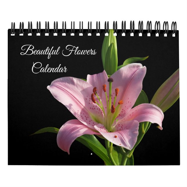 Calendario Small Size Beautiful Flowers Calendar (Tapa)