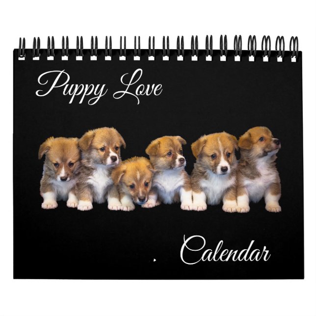 Calendario Small Size Puppy Love Calendar (Tapa)
