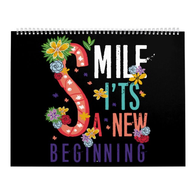 Calendario smile it's a new beginning (Tapa)