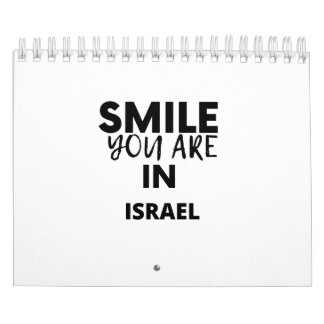 CALENDARIO SMILE YOU ARE IN  ISRAEL