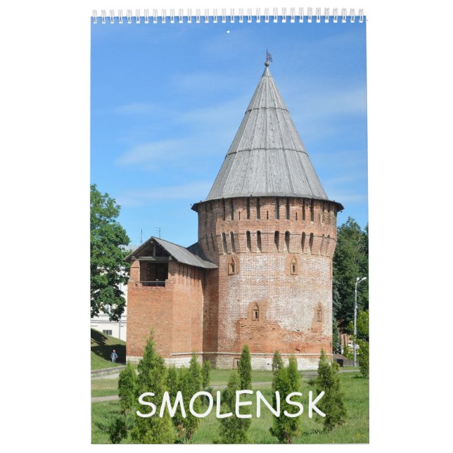 Calendario Smolensk, Rusia, 12 meses (Tapa)