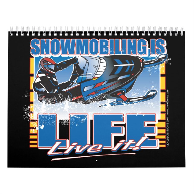 Calendario Snowmobile Calander (Tapa)