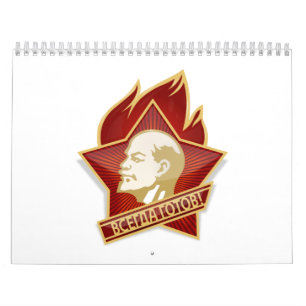 Calendario Socialista de Vladimir Lenin de la organización d