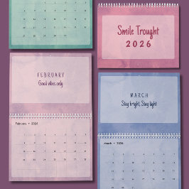 Calendario Soft Pastel Inspirational Art Calendar