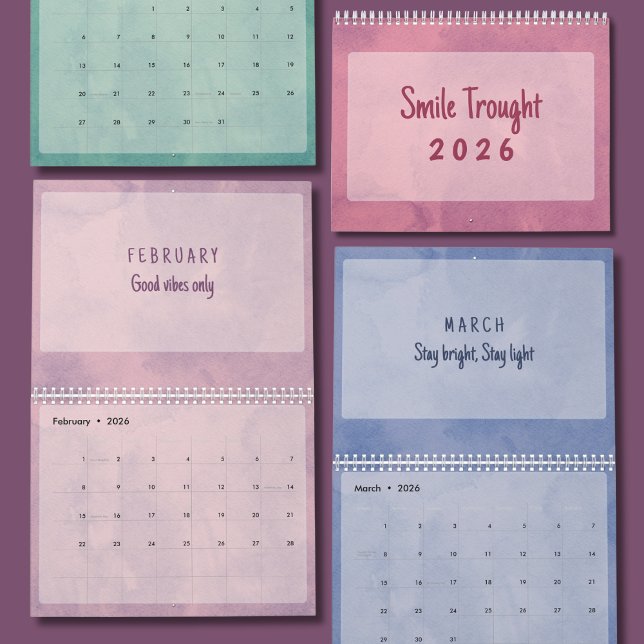Calendario Soft Pastel Inspirational Art Calendar (Subido por el creador)