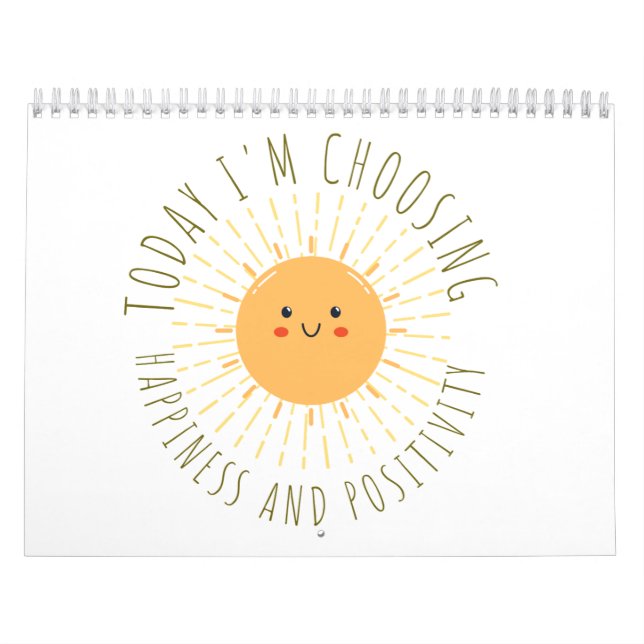 Calendario Sol sonriente lindo  (Tapa)