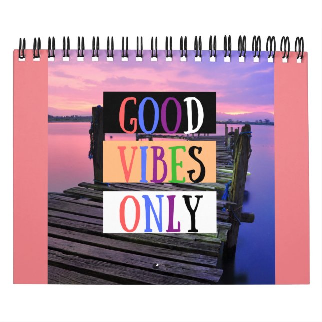Calendario Sólo buena vibra | Good vibes only (Tapa)