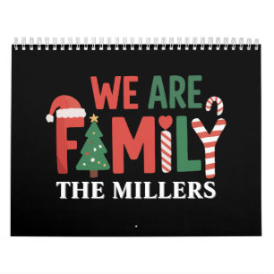 Calendario Somos Familia Navidad Personalizada Familia Pareja