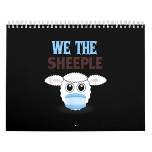 Calendario Somos la oveja   ovejas divertidas con máscara fa