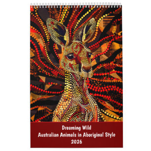 Calendario Soñando salvaje – Animales australianos en S abori
