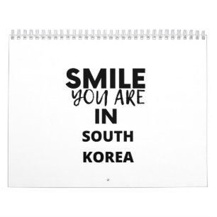 CALENDARIO SONRISA QUE ESTÁS EN COREA DEL SUR