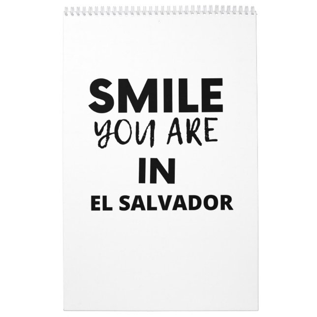 Calendario SONRISA QUE ESTÁS EN El Salvador (Tapa)