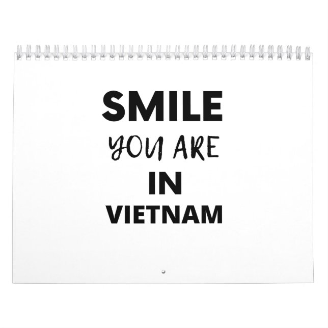 CALENDARIO SONRISA QUE ESTÁS EN VIETNAM (Tapa)