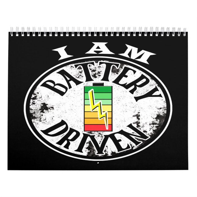 Calendario Soy de batería (Tapa)