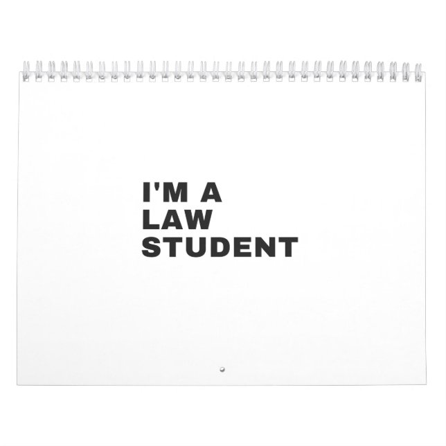 CALENDARIO SOY ESTUDIANTE DE DERECHO (Tapa)