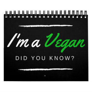 Calendario ¿Soy vegano@ lo sabías?   Soy vegano, ¿sabes?