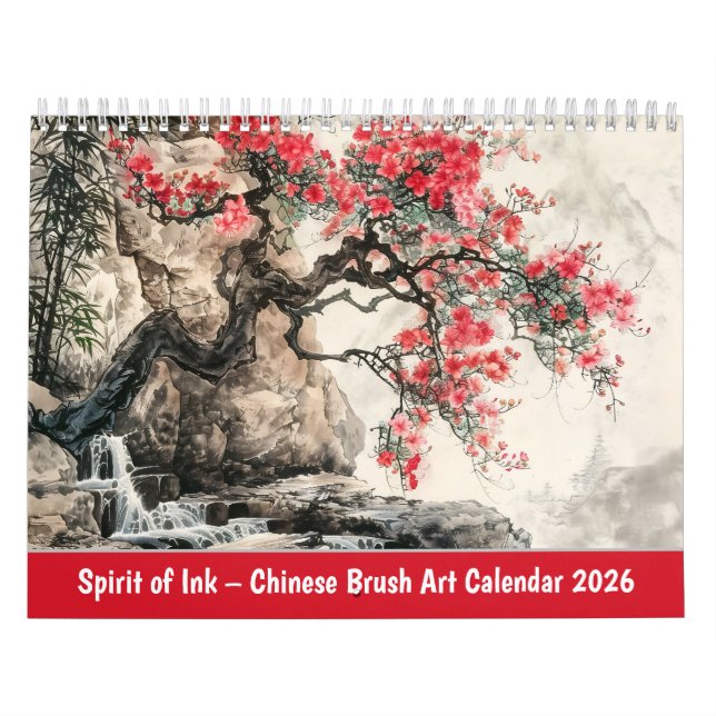 Calendario Spirit of Ink – Chinese Brush Art Calendar 2026 (Tapa)