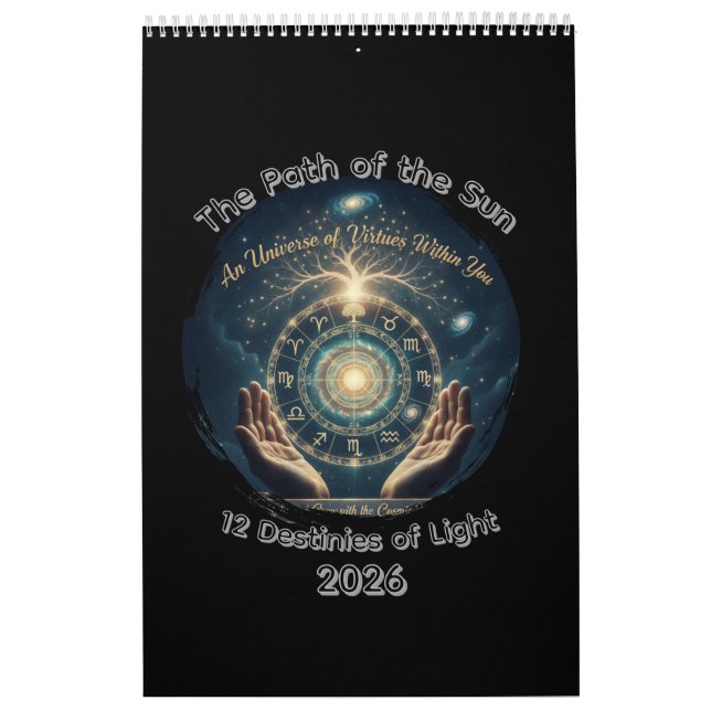 Calendario Spiritual Zodiac Journey Personalized wall (Tapa)