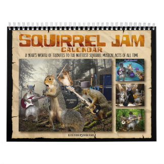Calendario Squirrel Jam - Nutty Musicians Calendar
