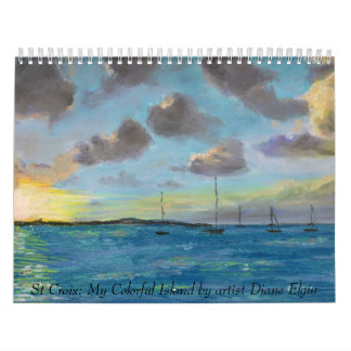 Calendario St Croix: Mi isla colorida por arte…