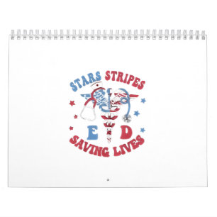 Calendario Stars Stripes E D Salvando vidas