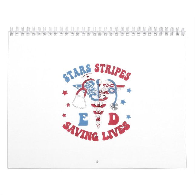 Calendario Stars Stripes E D Salvando vidas (Tapa)