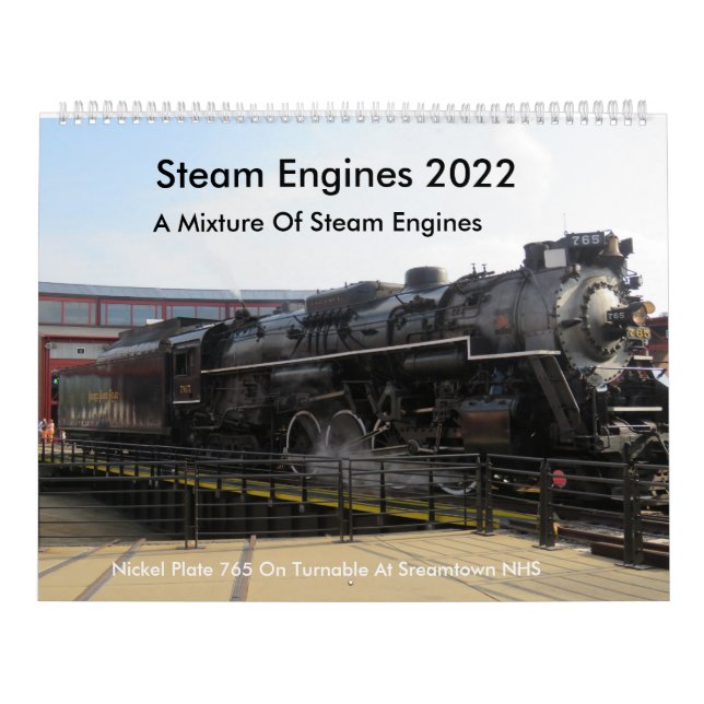 Calendario Steam Engines 2022 Calendar (Tapa)