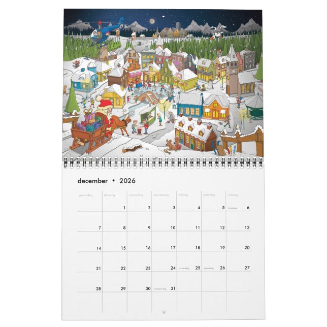Calendario Stef’s cartoon kalender (Dec 2026)