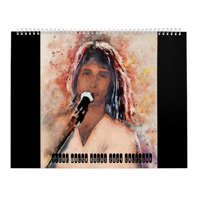 Calendario Steve Walsh Rocks 2024 (Tapa)