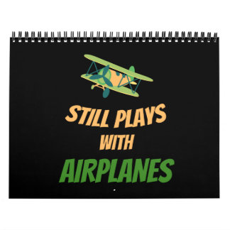 Calendario Still plays with airplanes