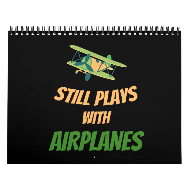 Calendario Still plays with airplanes (Tapa)