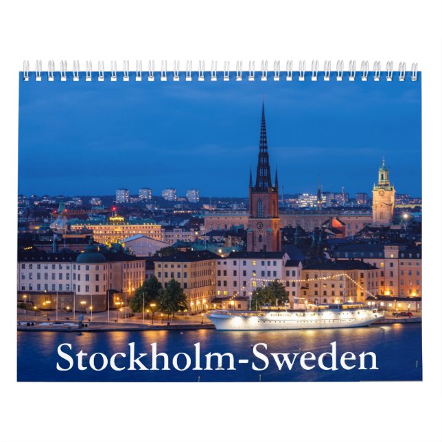 Calendario Stockholm-Sweden Calendar (Tapa)