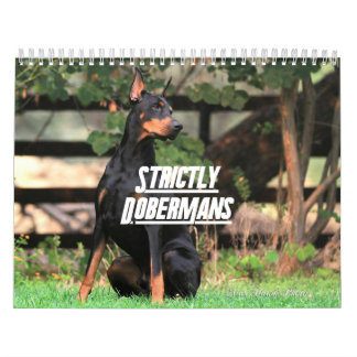 Calendario Strictly Dobermans 2026