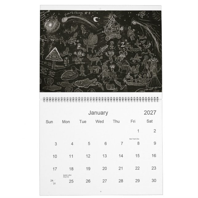 Calendario Sturdivant máximo - nueva obra 2009 calorías… - (Jan 2027)