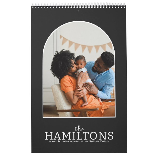 Calendario Su Foto Familiar Mes A Mes Cale Personalizado (Tapa)