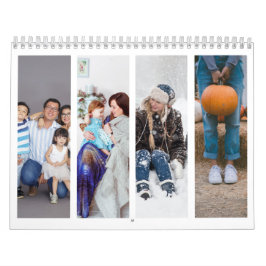 Calendario Su mes fotográfico por mes personalizado