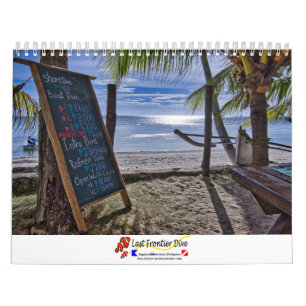 Calendario Subacuático de Siquijor tamaño S- L