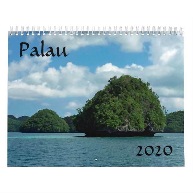 Calendario subacuático - Palau (Tapa)