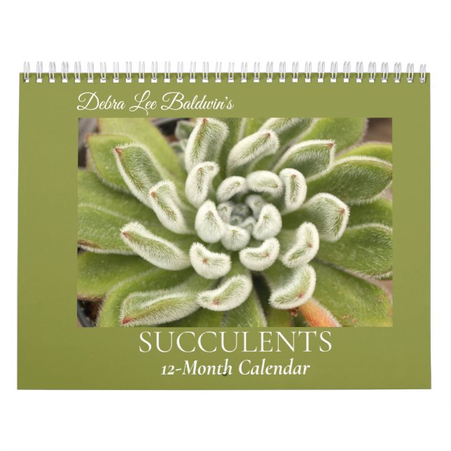 Calendario Suculentos por Debra Lee Baldwin #4 (Tapa)