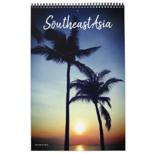 Calendario sudeste asiático (con ubicaciones) 2026