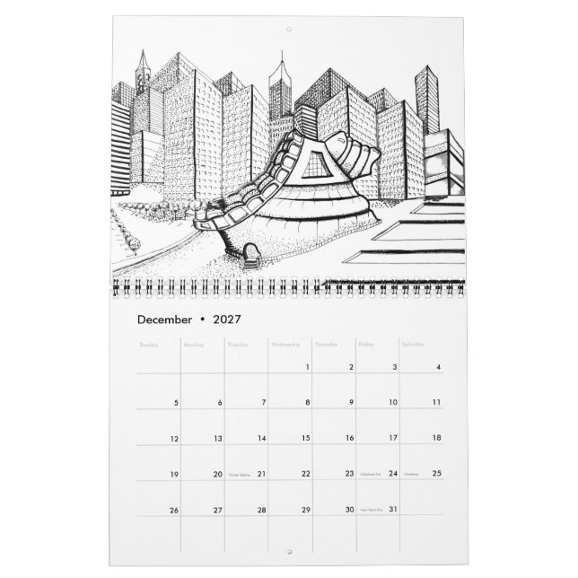 Calendario sueños astronómicos (Dec 2027)