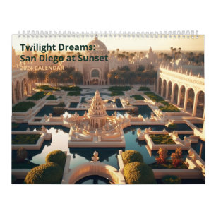 Calendario Sueños de Crepúsculo: San Diego al atardecer