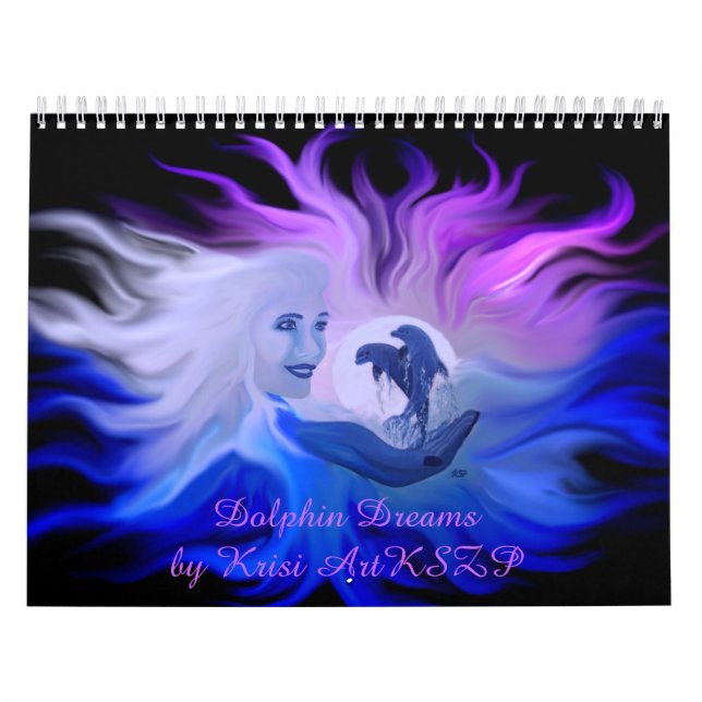 Calendario Sueños de delfines por Krisi ArtKSZP (Tapa)